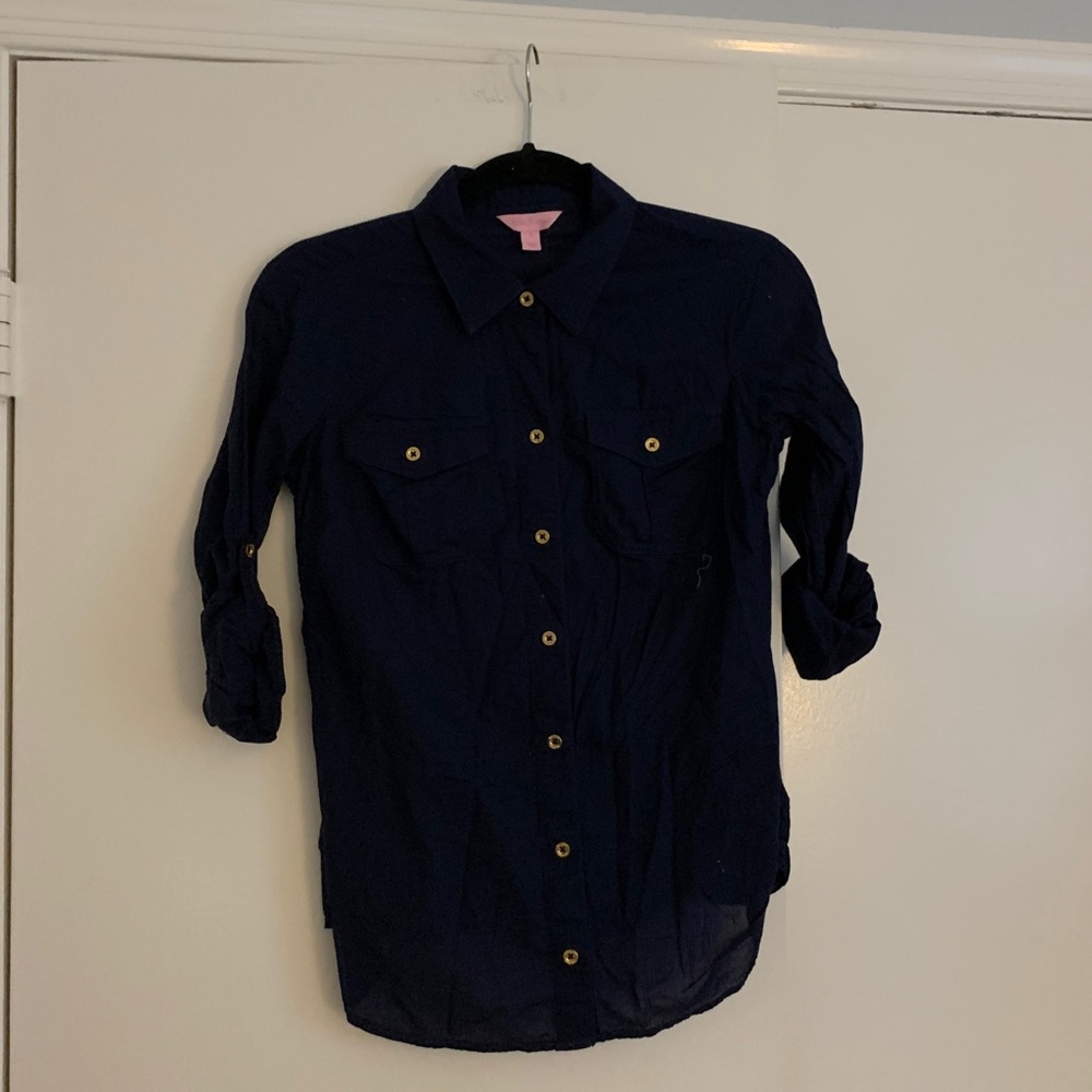 WORN ONCE Lilly Pulitzer Button Down